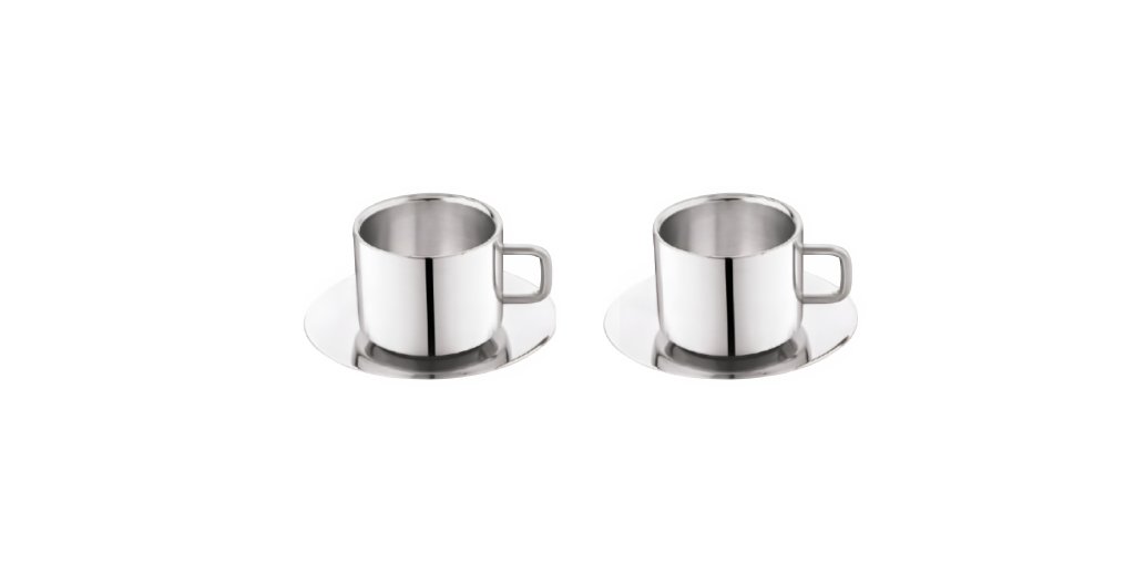 Double Wall Mug Set